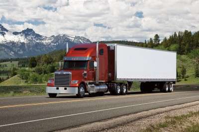 Freightliner Coronado On Highway1