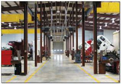 A clean, orderly service department not only presents a professional look to customers, it helps maximize productivity and employee morale.