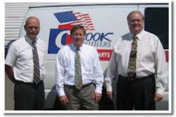 Cook Brothers is owned by (from left to right) Bob Seyerlein, vice president of sales; Michael Venuti, vice president of operations; and Henry Cook, president.