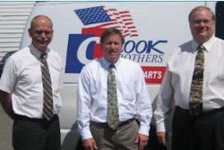 Bob Seyerlein (left), vice president of sales; Michael Venuti, vice president of operations; and Henry Cook, president, constantly check in with customers to make sure Cook Brothers is meeting their needs.