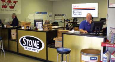 Stone Truck Parts invests heavily in training to try to achieve 100 percent customer satisfaction.