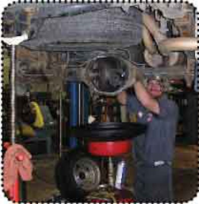 Communication is a key to technician safety at Sadler Power Train. The company encourages its technicians to meet with management and discuss safety practices whenever problems arise.