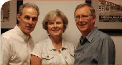 John MacClements, vice president; Patricia Stewart, chairman and secretary; and Tom Stewart, president.