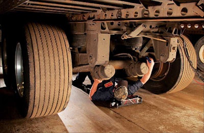 While daily pre-trip inspections are an important tool to finding suspension problems, an annual inspection gives the technician the opportunity to dig deeper and check wiring and air systems, look for loose components, check torque and measure alignment.