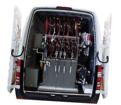 Mobile maintenance trucks need to be well equipped with all the tools and supplies need to get the job done properly.