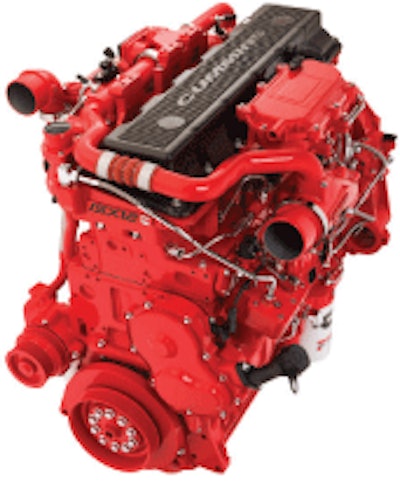 New Cummins’ engines are equipped with SCR technology to reduce emissions.