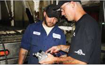 The ability to teach and guide employees is a vital skill for any leader. In a shop, a service manager must be able to interact and relate to his technicians to help them complete repairs.