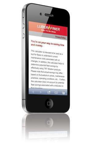 Luber Finer Oil Filters Has Announced The Launch Of Its New Oil Filter Time Release Technology (trt) Value Calculator Mobile Website