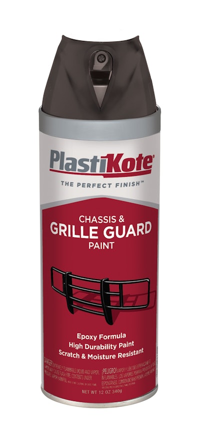 Plasti Kote Introduces New Chassis And Grille Guard Epoxy Paint That Sprays On Evenly And Dries To A Factory Like Finish While Providing Long Lasting Protection Against The Elements