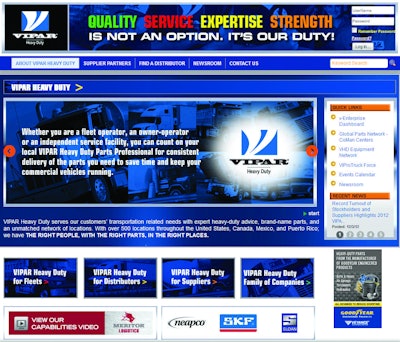 Vipar Heavy Duty Has Launched Its New And Improved Website, Wwwvipar com, With Enhanced Navigation Functions And Expanded Contents To Better Serve Its Distributors, Suppliers And End Users
