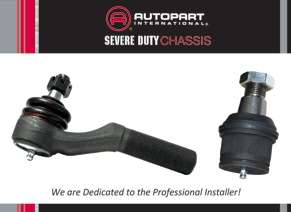 Autopart International&rsquo;s New Severe Duty Chassis Line Offers Professional Technicians Improved Durability And Extended Life On Ball Joints And Tie Rod Ends, The Company Says