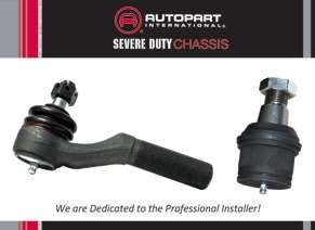 Autopart International’s New Severe Duty Chassis Line Offers Professional Technicians Improved Durability And Extended Life On Ball Joints And Tie Rod Ends, The Company Says