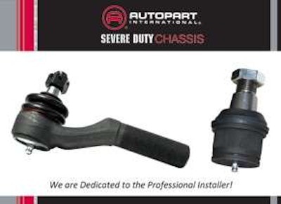 Autopart International’s New Severe Duty Chassis Line Offers Professional Technicians Improved Durability And Extended Life On Ball Joints And Tie Rod Ends, The Company Says