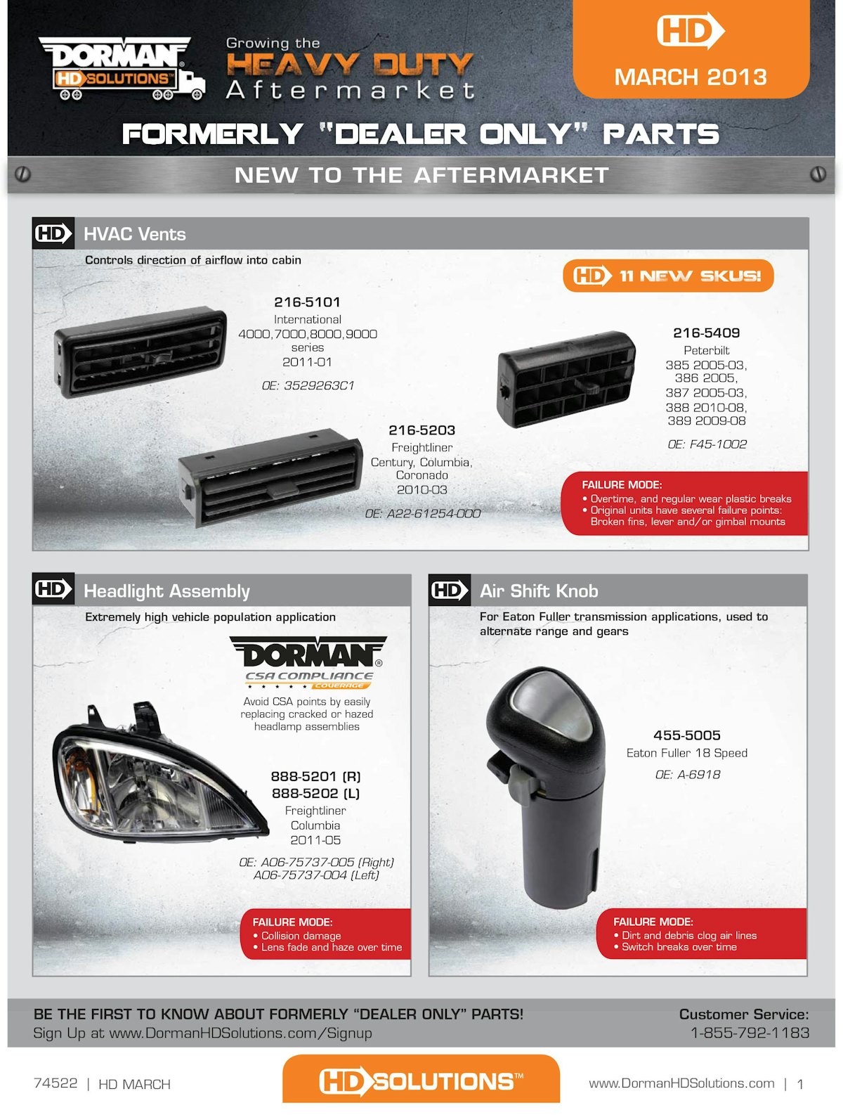 Dorman HD releases 10 new parts Trucks, Parts, Service