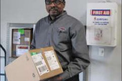 Having an accessible first-aid kit, like the one seen here at Betts Spring, is a necessity in your workplace. Employees must be able to treat minor injuries when they occur.