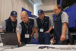 Tyler Kronebusch, Dan Orser, Clarence Oosterhoff and Matthew Giesbrecht from Babine Truck & Equipment of Prince George, Canada earned first place at the 2012-2013 Volvo Trucks North American VISTA World Championshp semifinals.