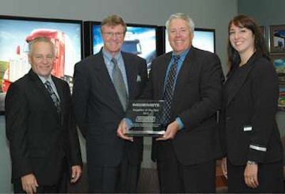 The award was presented on July 16, 2013 at PACCAR Parts in Renton, Wash., by David Danforth, PACCAR Parts general manager and Christina DeVange, product director from PACCAR Parts to Horton representatives Geert Henk Touw, president and CEO and Jeff Lindgren, senior vice president of sales.