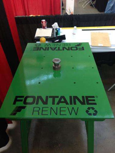 Fontaine Fifth Wheel and Fontaine Renew built seven fifth wheel test stands for TMCSuperTech 2013. After the competition, the two sister companies donated the stands to Lincoln Technical Institute of South Plainfield, N.J., for its diesel and truck technology program. Instructors will use the stands to teach proper fifth wheel maintenance, disassembly, inspection and assembly.