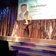 Bob Phillips is inducted into the Heavy Duty Aftermarket Hall of Fame Tuesday at HDAW in Las Vegas.