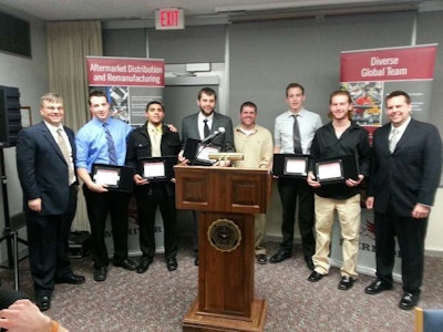 Meritor honors students