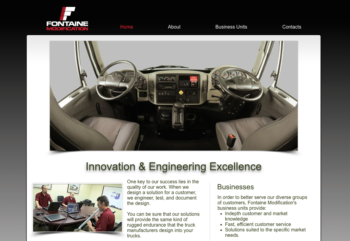 New Fontaine Homepage