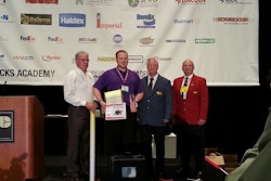 FedEx Freight technician Mark McLean repeated as the SuperTech champion Wednesday in Orlando at the TMC Fall Meeting.