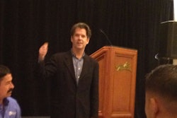 Rick Farrell spoke at ReMaTecUSA Sunday at the Rio Hotel and Casino.