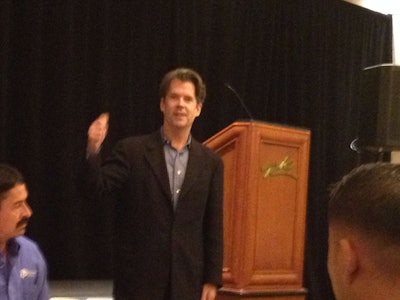 Rick Farrell spoke at ReMaTecUSA Sunday at the Rio Hotel and Casino.