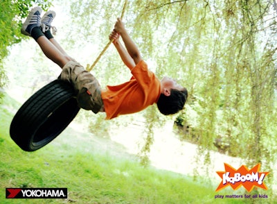 Yokohama, KaBOOM Tire Swing graphics orange