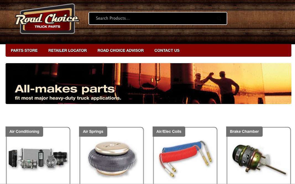 Road Choice Truck Parts improves, relaunches website Trucks, Parts