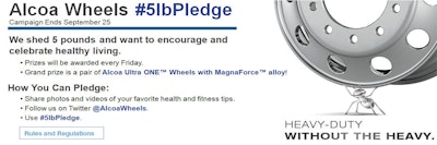 Alcoa Wheels 5lbChallenge Campaign 1500x500