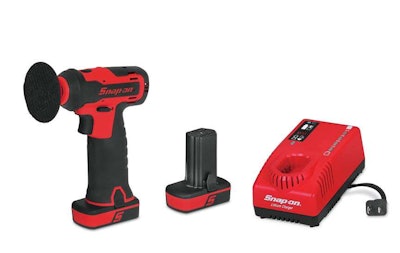 Snap-on’s new cordless polish/prep tool, CTPP761, can restore headlights and sand brake rotors.