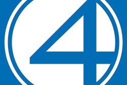 Fantastic Four Logo (blue And White)