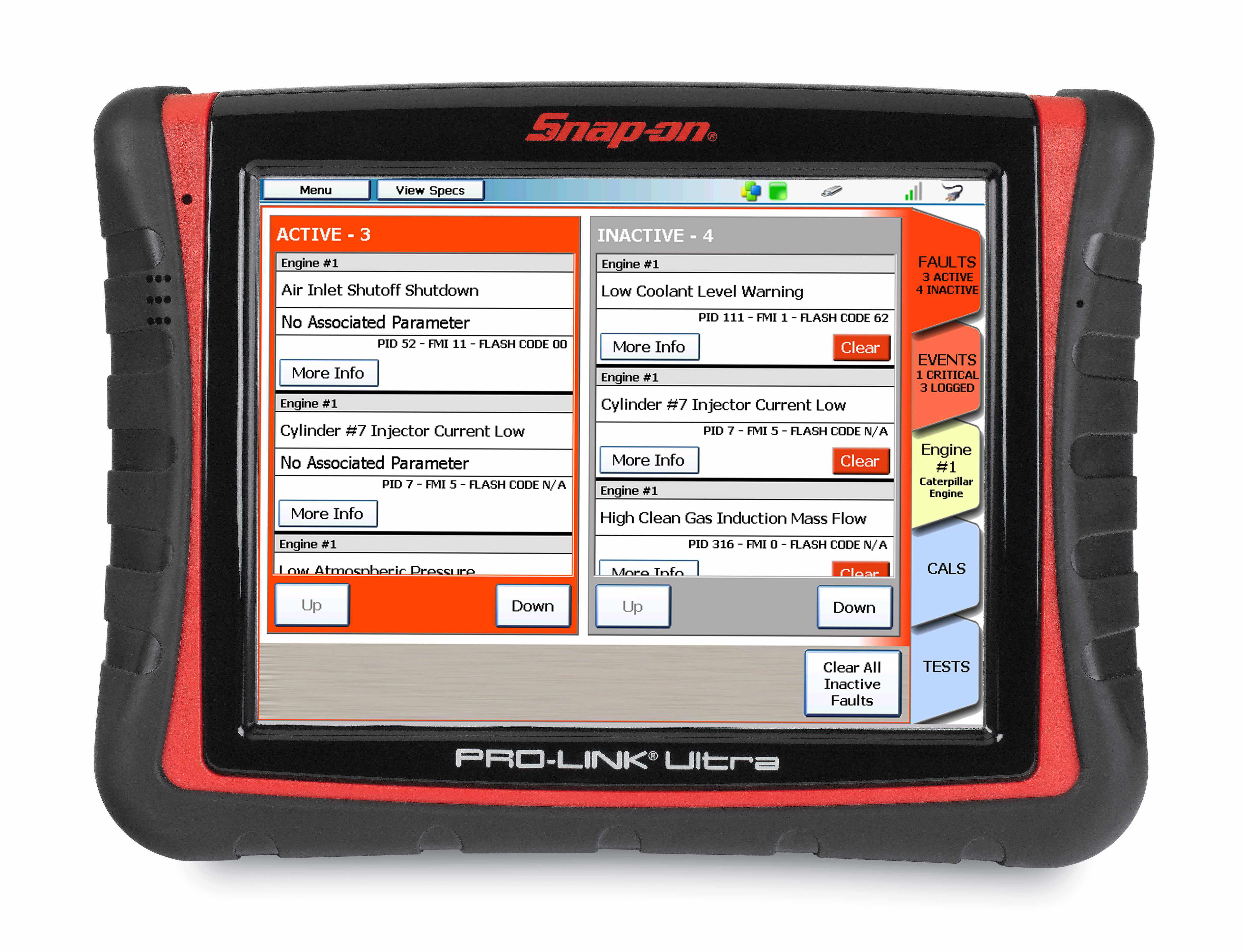 PRO-LINK Ultra w Code Screen