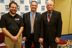 Award winners (from left): Jim Lucas, Matthew Forner and John Minor.