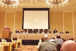A panel of aftermarket professionals debate hiring practices during Service Opportunities Learning Days (SOLD) Monday in Las Vegas.