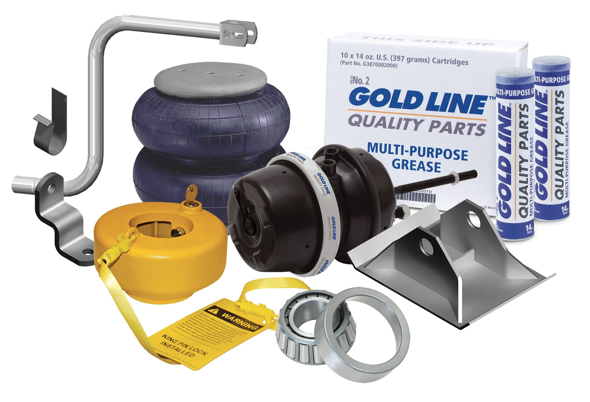 Gold Line Parts Collage