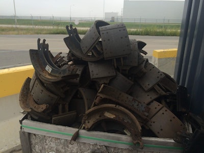 The term Rustjacking refers to brake shoes that begin to erode and separate due to extreme corrosion.