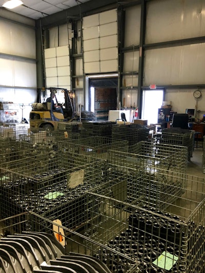 Newly procured raw materials are regularly tested for performance and quality before moving to an assembly line.