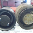 A side-by-side comparison of a new spring and one that has worn down over years of improper service.