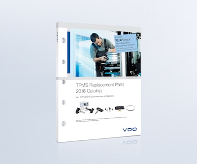 VDO TPMS Replacement Parts Catalog16-1