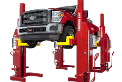 Rotary Lift Mobile Column Lift with New Battery Charger