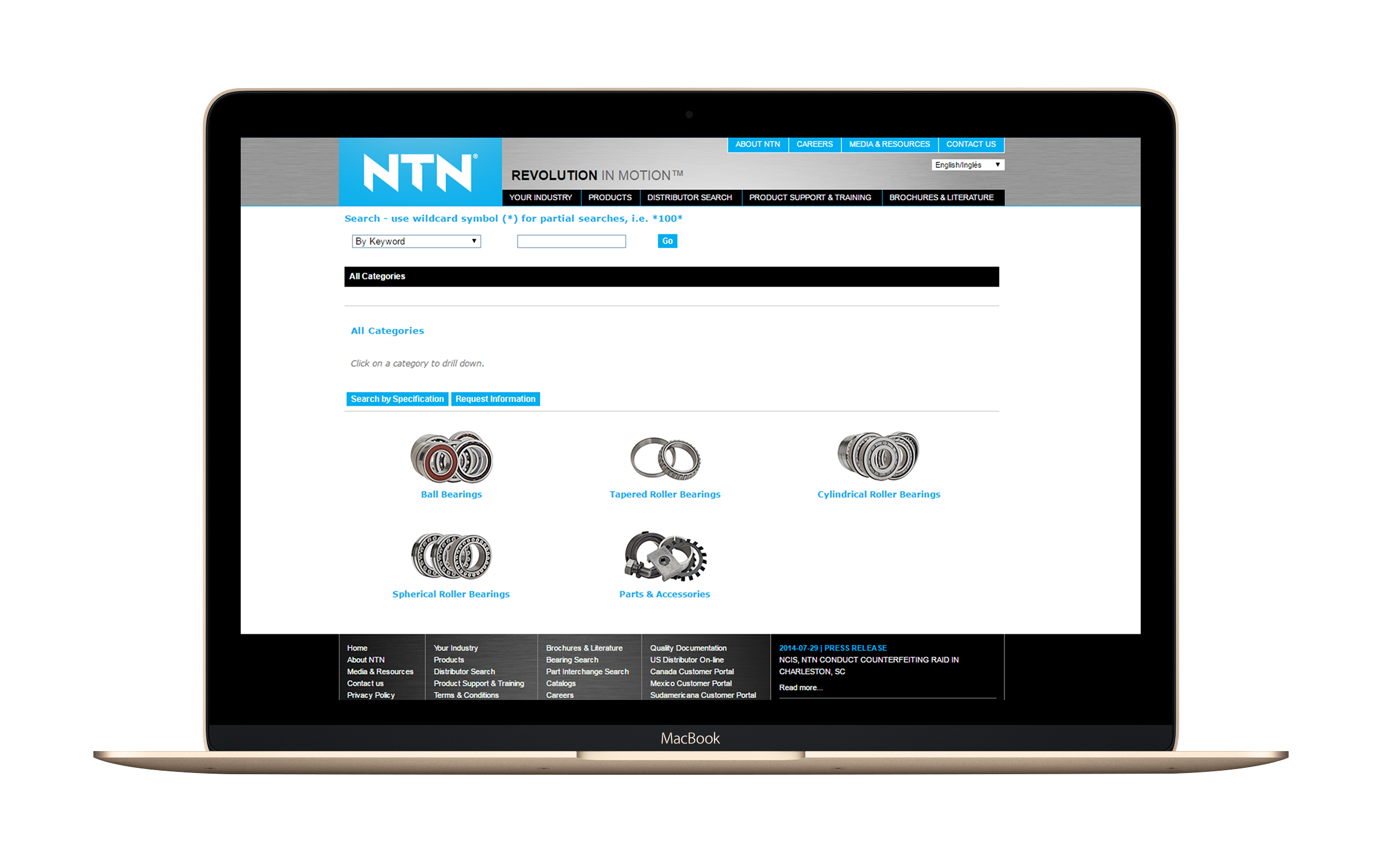 NTN Bearing Finder