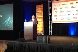 New VIPAR Heavy Duty President Chris Baer outlines his plan for the company’s future Monday at the company’s annual business conference in Orlando.
