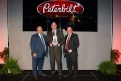 Peterbilt of Manitoba earned Peterbilt’s First Class Service Excellence Dealer of the Year award at the OEM’s recent dealer meeting.