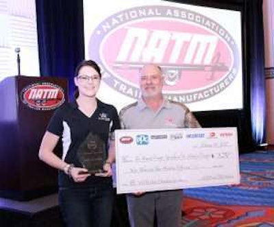Left to right, Alum-Line Director of Marketing Sydney Gooder and President Gary Gooder.