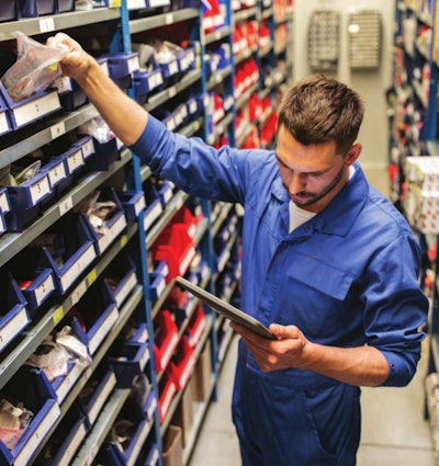 An online ordering option allows customers during the evening and have your team stock and deliver the parts the next day.