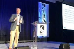 Kenny Vieth of ACT Research speaks Tuesday at the TRALA Annual Meeting in Bonita Springs, Fla.