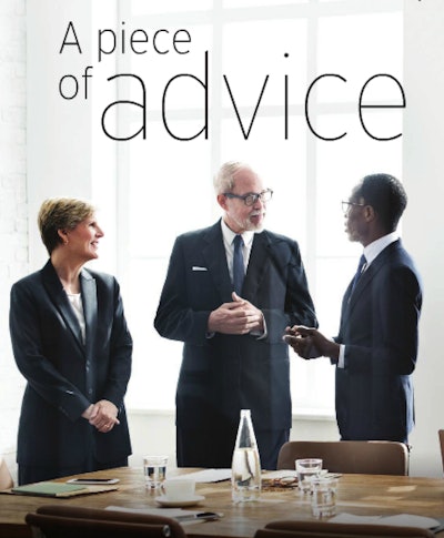 Business People Offering Advice