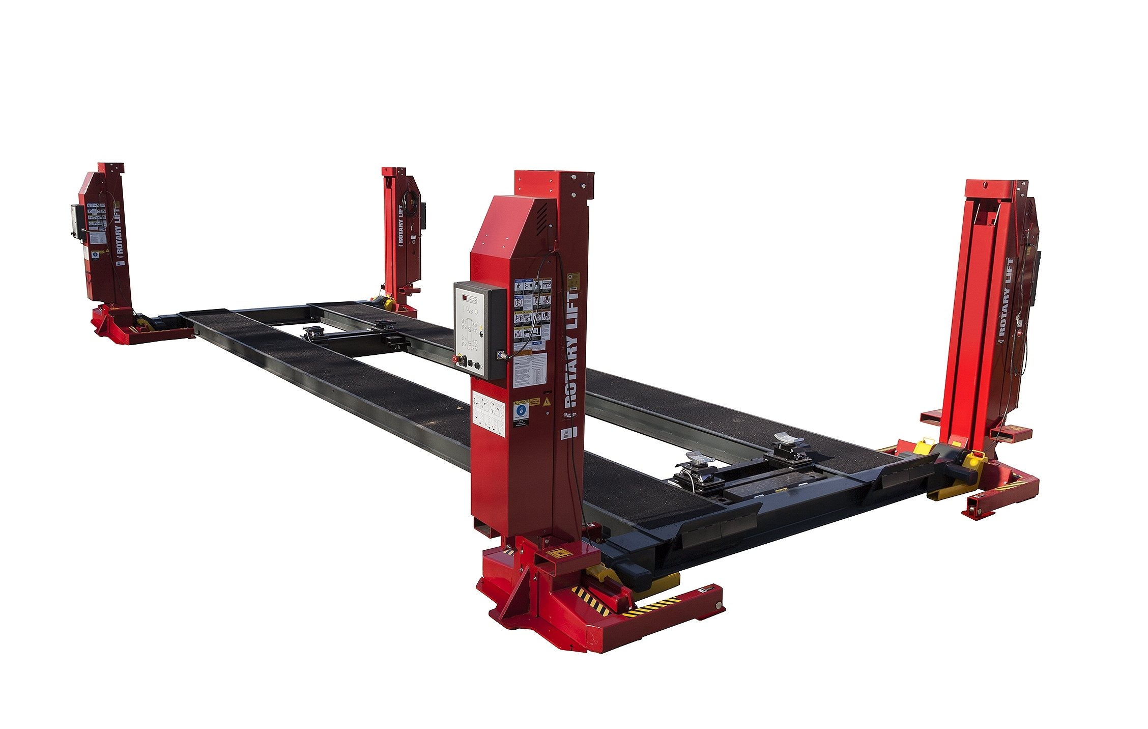 Heavy-duty four-post lifts